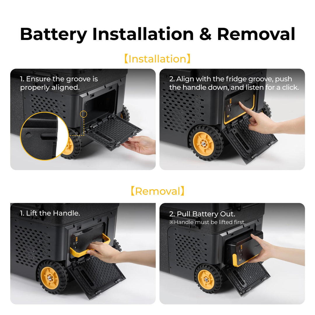 BougeRV 240Wh Detachable Battery of CRH20 Portable Fridge