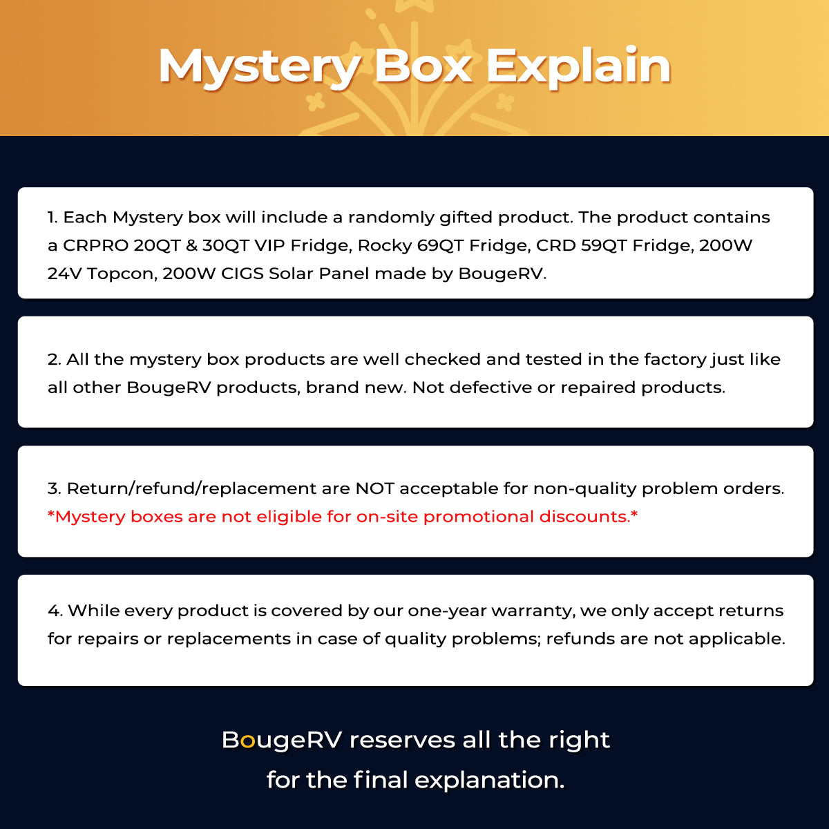 BougeRV Mystery Box