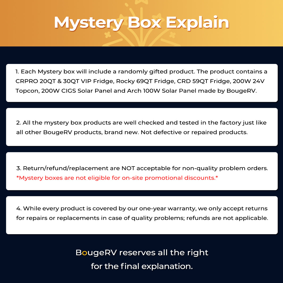 BougeRV Mystery Box