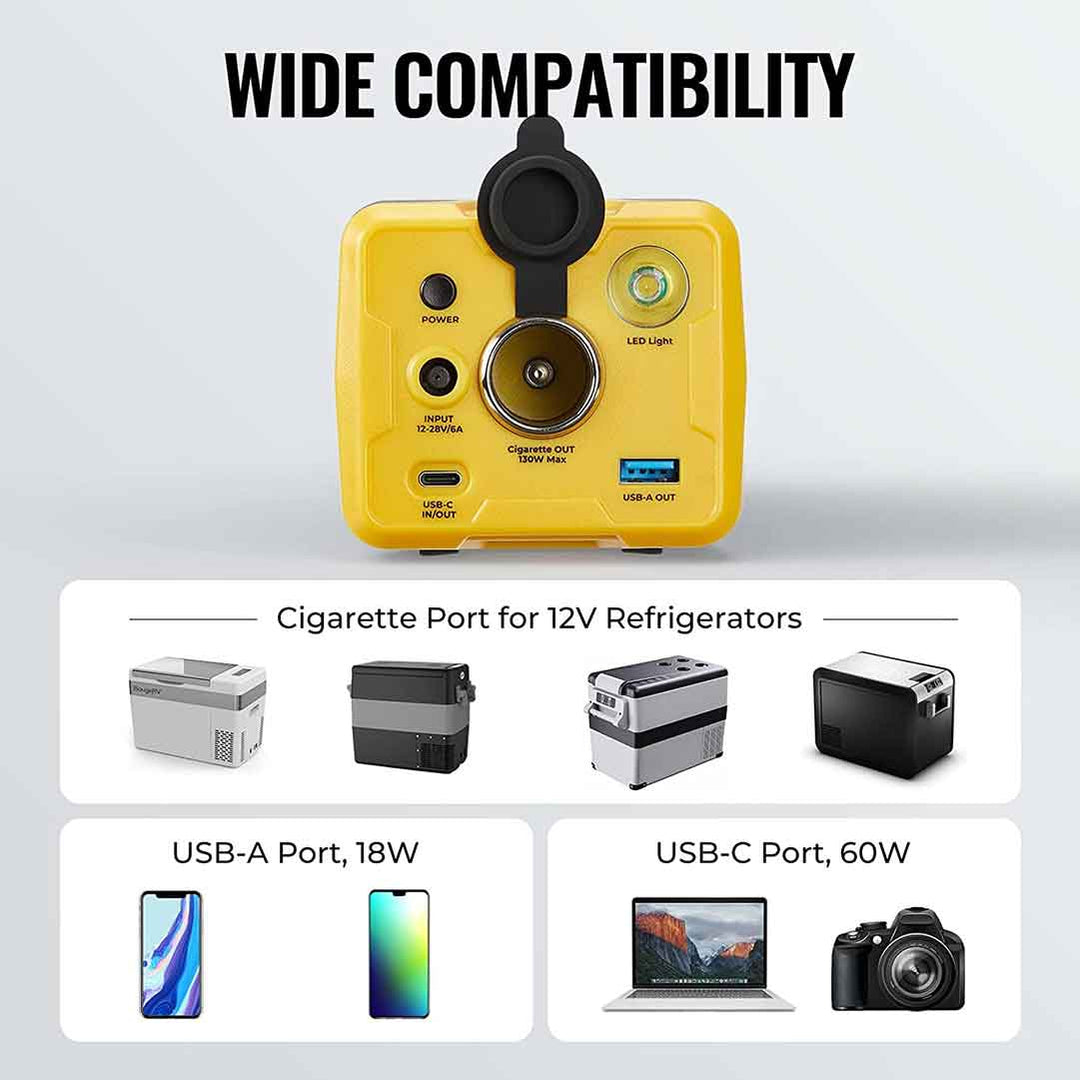 CRPRO20 21QT Portable Refrigerator With 220Wh Power Station Kit