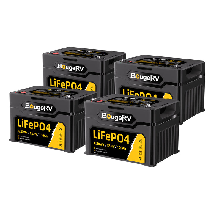 12V 1280Wh/100Ah LiFePO4 Battery