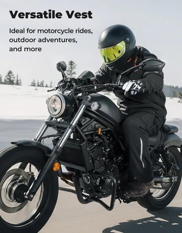 Heated Jacket with 20000 mAh Battery for Motorcycle Outdoor Hiking