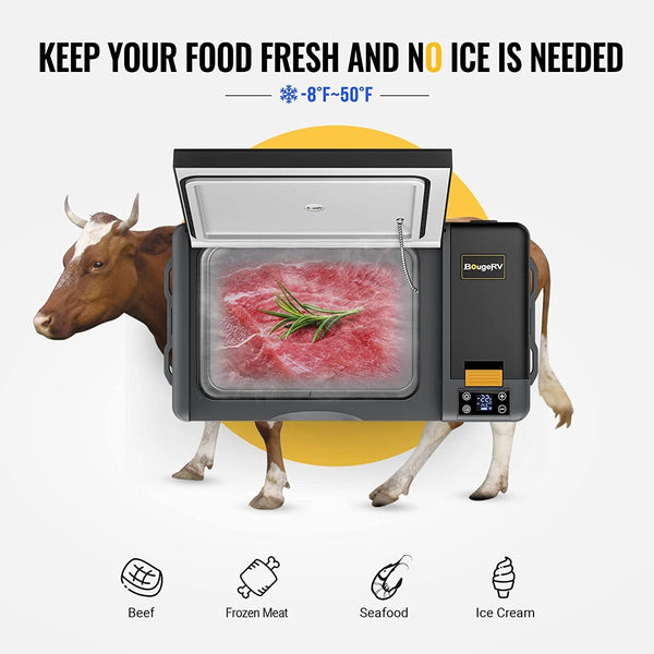 CRPRO20 21 Quart Portable Refrigerator With 220Wh Power Station