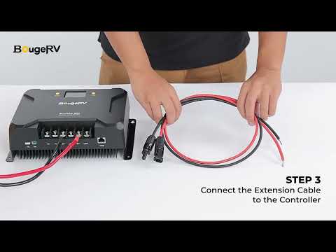BougeRV Sunflow 60A MPPT Contrôleur de charge solaire 12V/24V