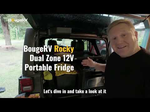 Réfrigérateur portatif double zone 12 V BougeRV Rocky 69QT
