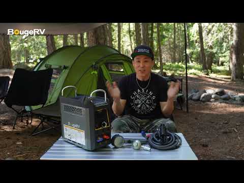 Chauffe-eau portatif de camping extérieur au propane BougeRV