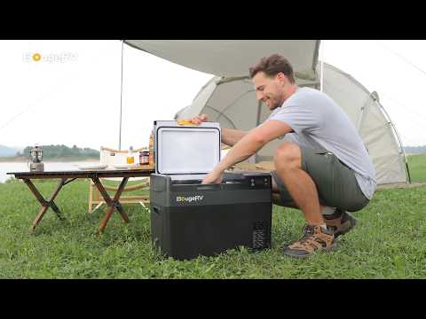BougeRV New CRX3 30QT 12V Portable Electric Cooler Fridge