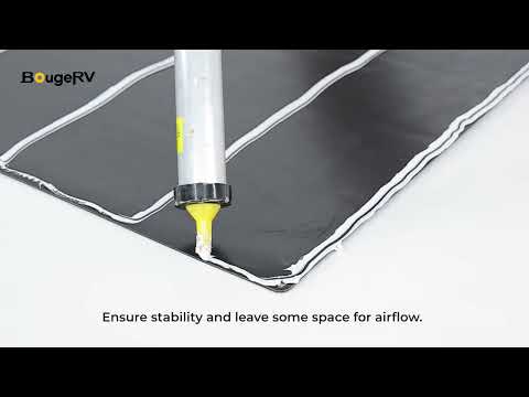 Panneau solaire incurvé en fibre de verre BougeRV Arch 200 watts