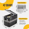 12V 42 Quart Portable Refridgerator with large capacity