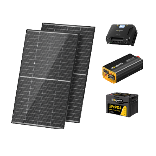 400W(2x200W) 16BB N-Type Bifacial Solar Kit