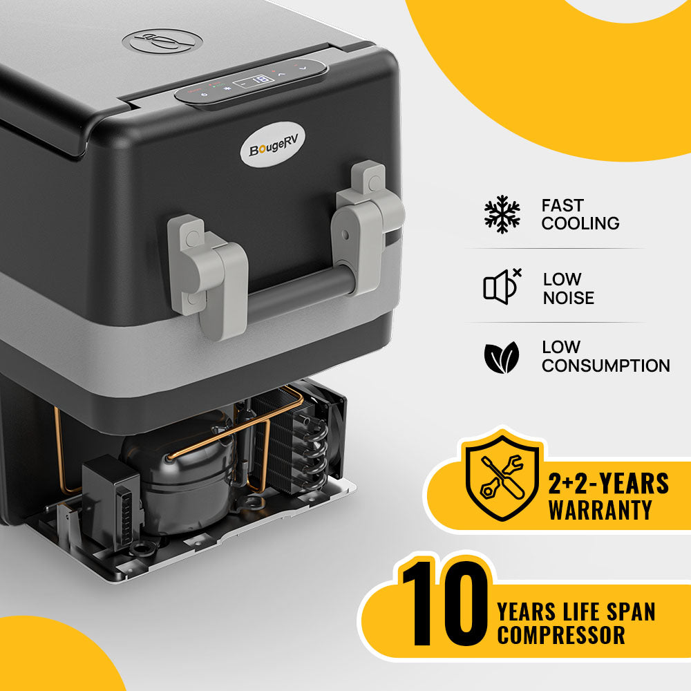 12V 42 Quart Portable Fridge with compressor technology