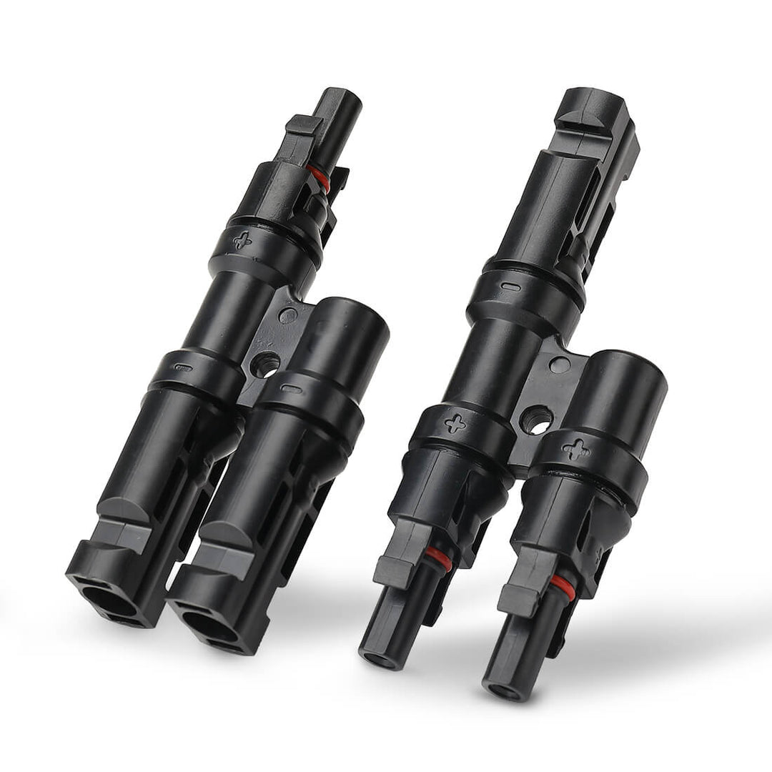 Solar Branch Connectors Y Connector in Pair MMF+FFM Parallel Connection - BougeRV