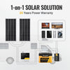 200w 9bb mono solar panel with 1-on-1 solar soulution