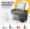 CRPRO30 30 Quart 12V Portable Car Fridge Freezer