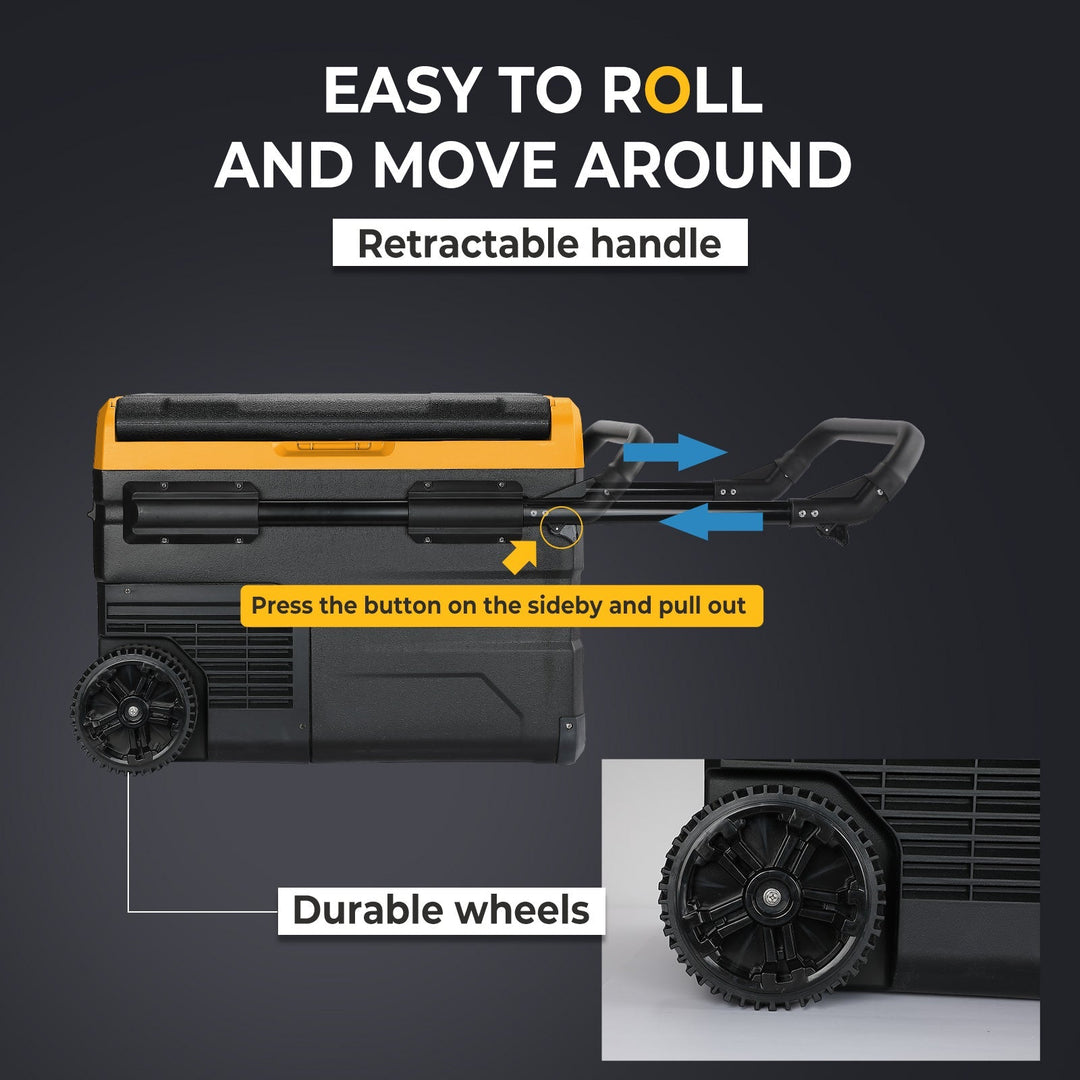 BougeRV CR35 37 Quart (35L) Portable Refrigerator/Freezer - BougeRV