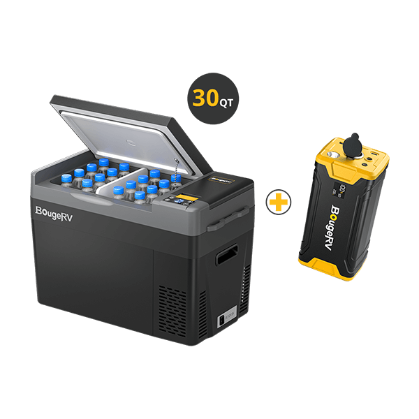 Réfrigérateur portatif CRPRO20 de 21 pintes avec centrale électrique de 220 Wh